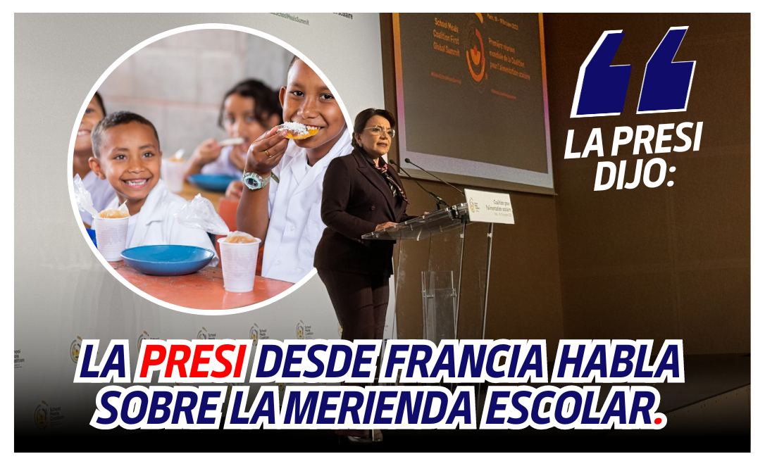 Discurso de la Presidenta desde Francia en la Reunión Mundial de Alimentación Escolar