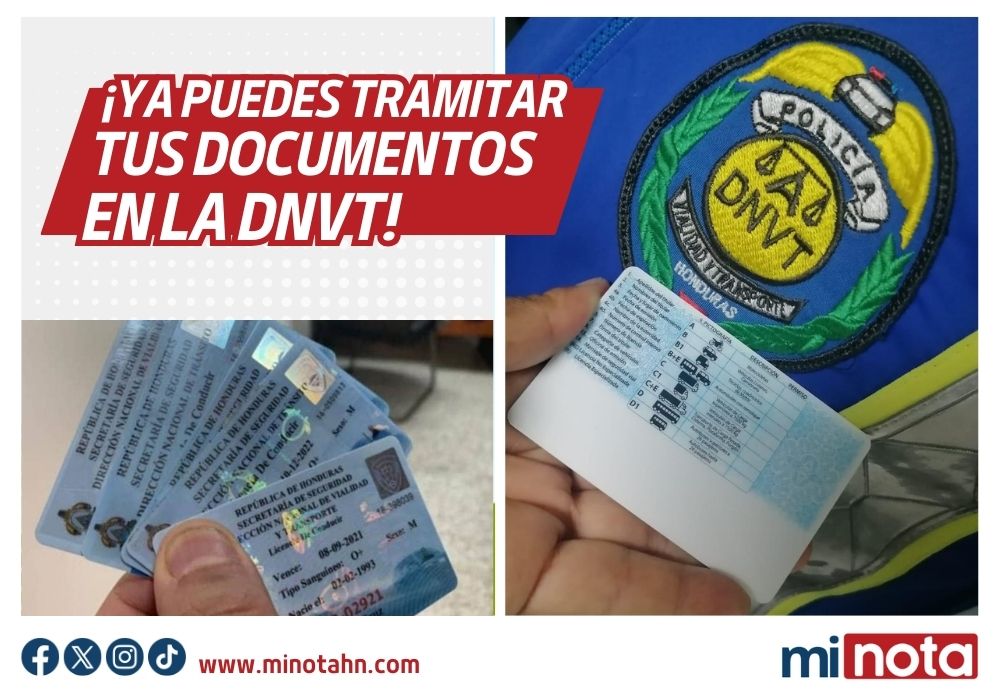 ¡LLEGARON LAS LICENCIAS DE CONDUCIR IMPRESAS!