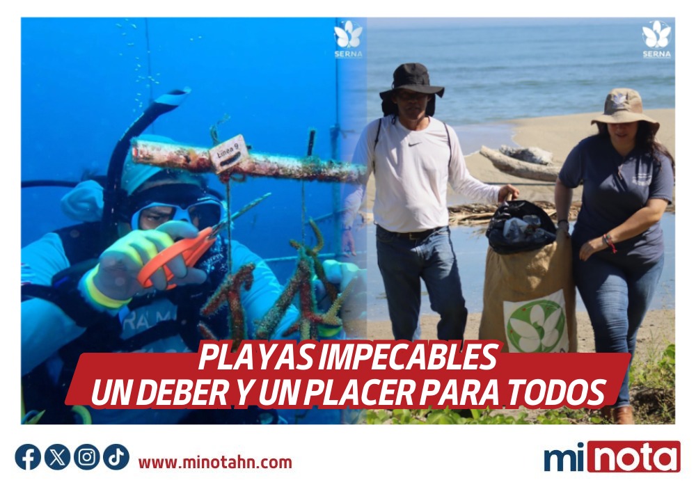 ¡PLAYAS IMPECABLES! UN DEBER Y UN PLACER PARA TODOS