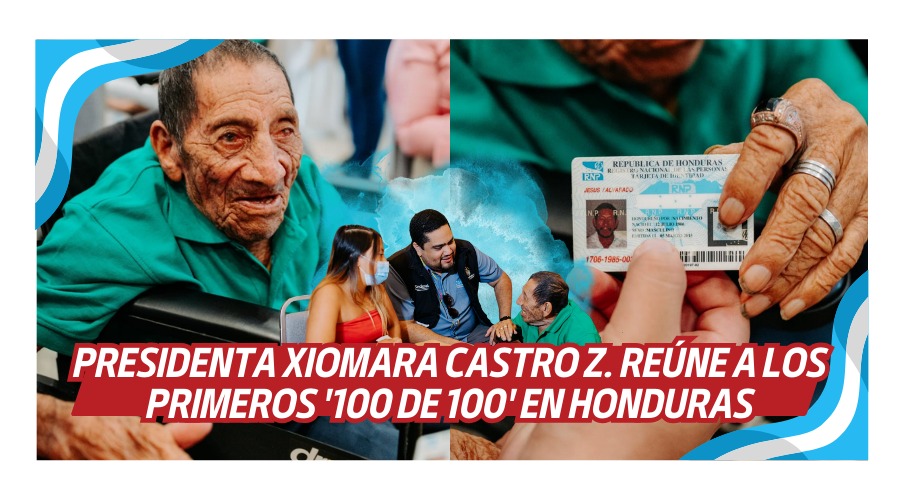 Presidenta Xiomara ayuda a los Primeros ‘100 de 100