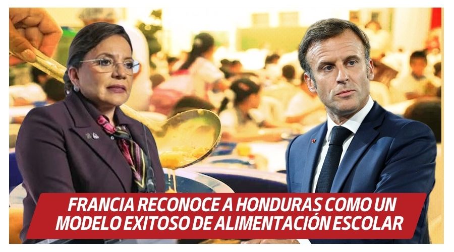 Francia reconoce a Honduras como un modelo exitoso de alimentación escolar