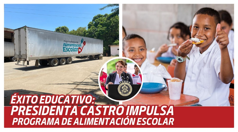 Éxito educativo: Presidenta Castro impulsa programa de alimentación escolar