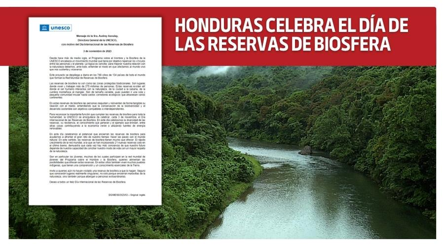 Honduras celebra el día de las Reservas de Biosfera