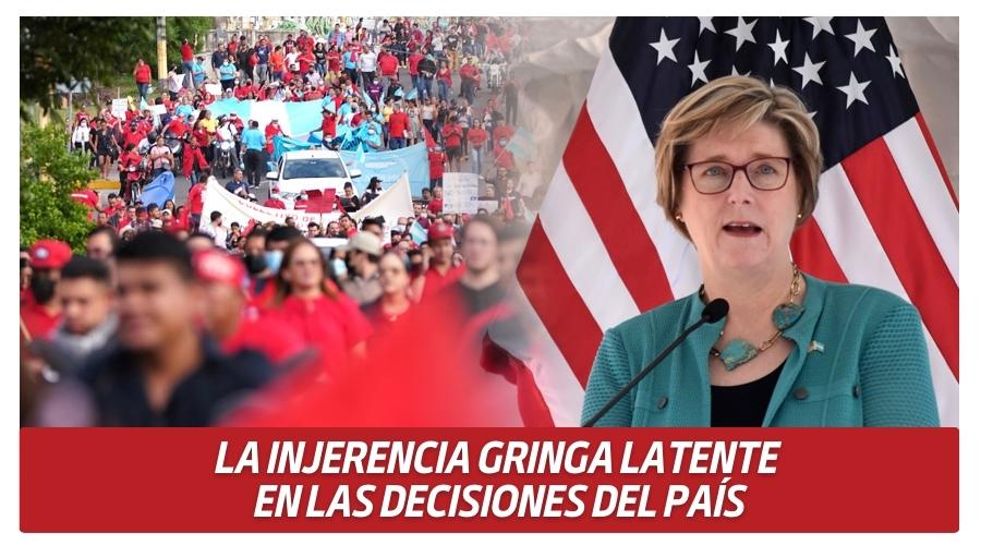La injerencia gringa latente en las decisiones del país
