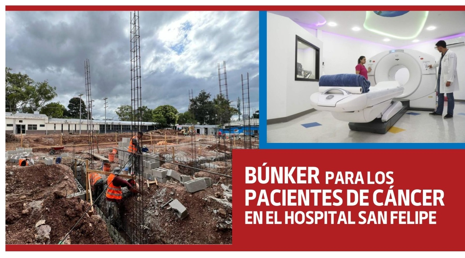 Búnker para los pacientes de cáncer en el hospital San Felipe
