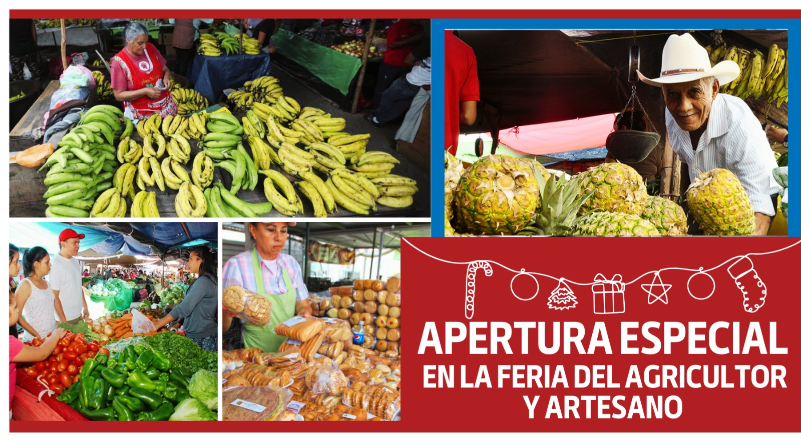 Apertura especial en la Feria del Agricultor y Artesano