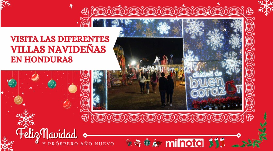 Visita las diferentes villas navideñas en Honduras