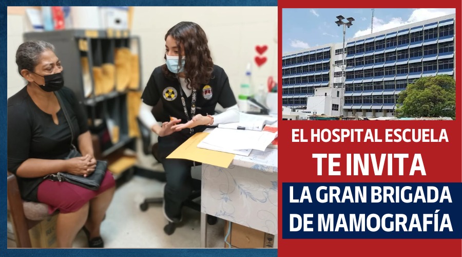 Hospital Escuela invita a  brigada de Mamografía