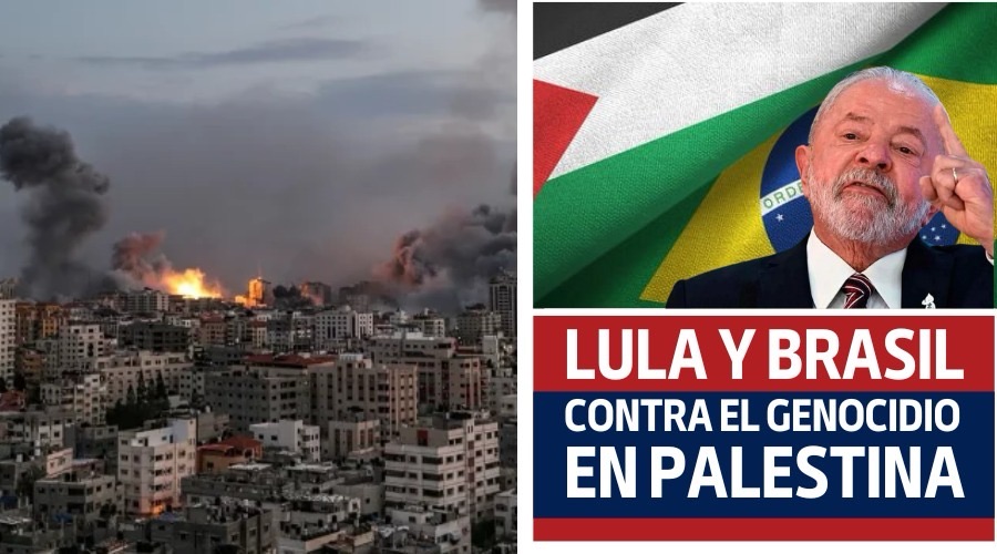 Lula y Brasil contra el genocidio en Palestina