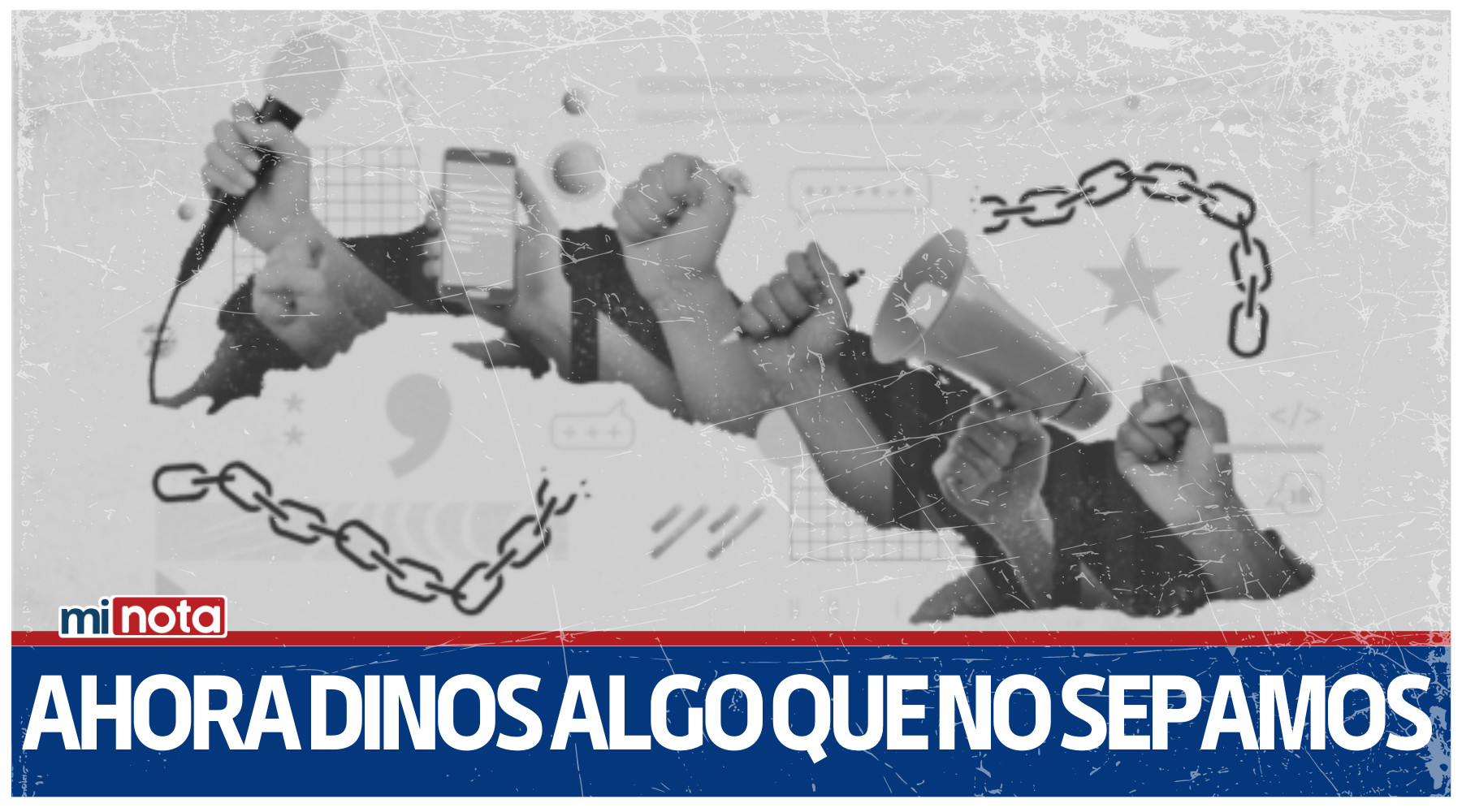 Ahora dinos algo que no sepamos