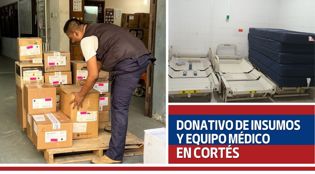 Insumos y Equipo Medico en regional de Cortes