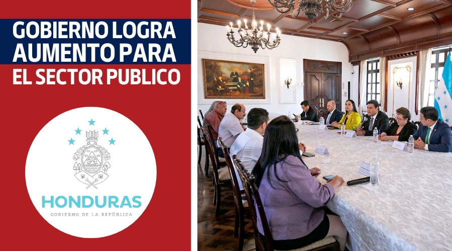 Gobierno logra aumento para el sector Público