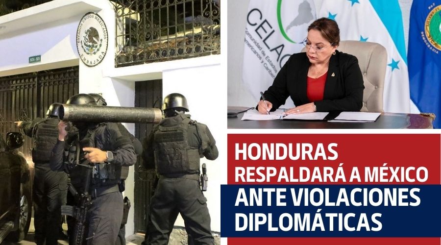 Respaldo a México ante violaciones diplomáticas