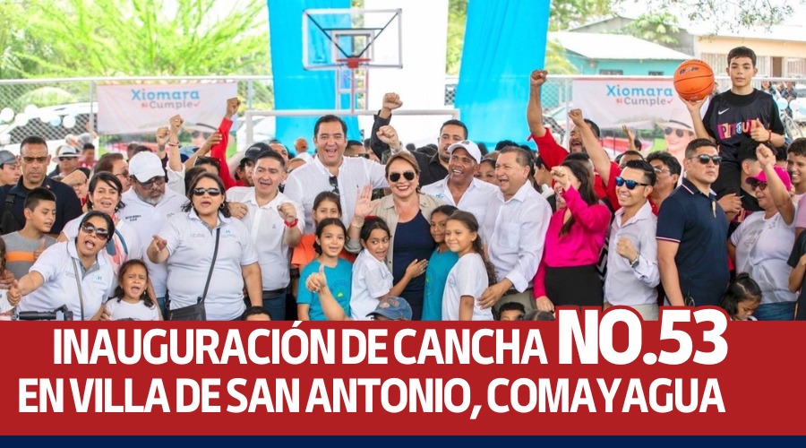 Inauguración de Cancha 53 en Villa de San Antonio