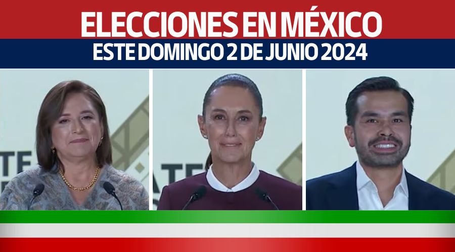 Elecciones en México este domingo 2 de junio 2024