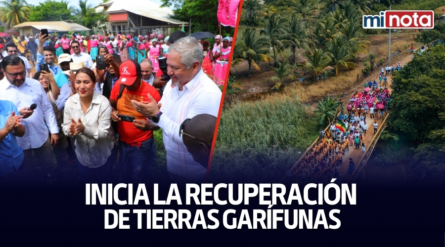 Inicia la recuperación de tierras Garífunas