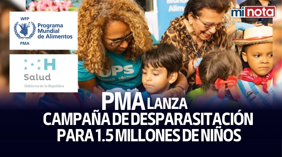 Campaña de desparasitación para 1.5 millones de niños