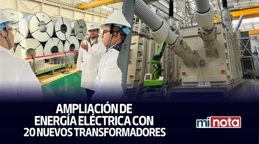 Ampliación de energía con 20 nuevos transformadores