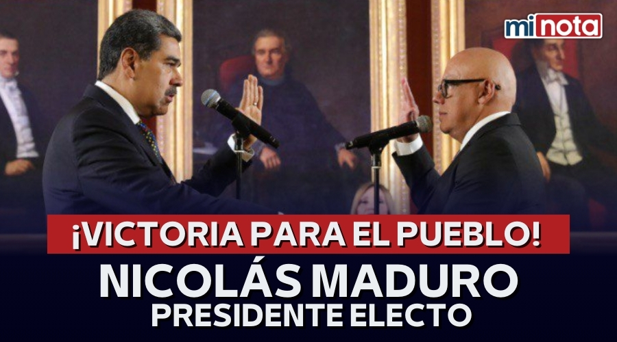 ¡Celebración en la calle! Nicolás Maduro Presidente Constitucional