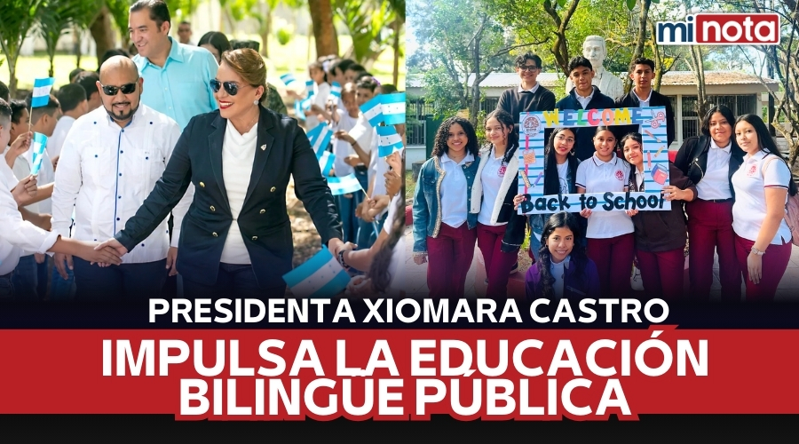 Xiomara Castro impulsa la educación bilingüe pública