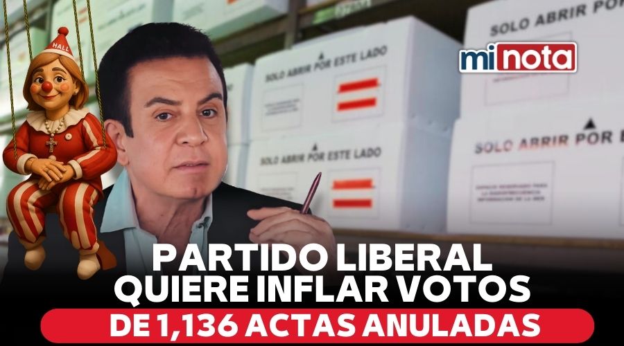 PL quiere inflar votos de 1,136 actas anuladas