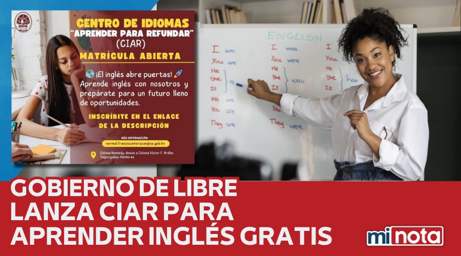 GOBIERNO DE LIBRE LANZA CIAR PARA APRENDER INGLÉS GRATUITO