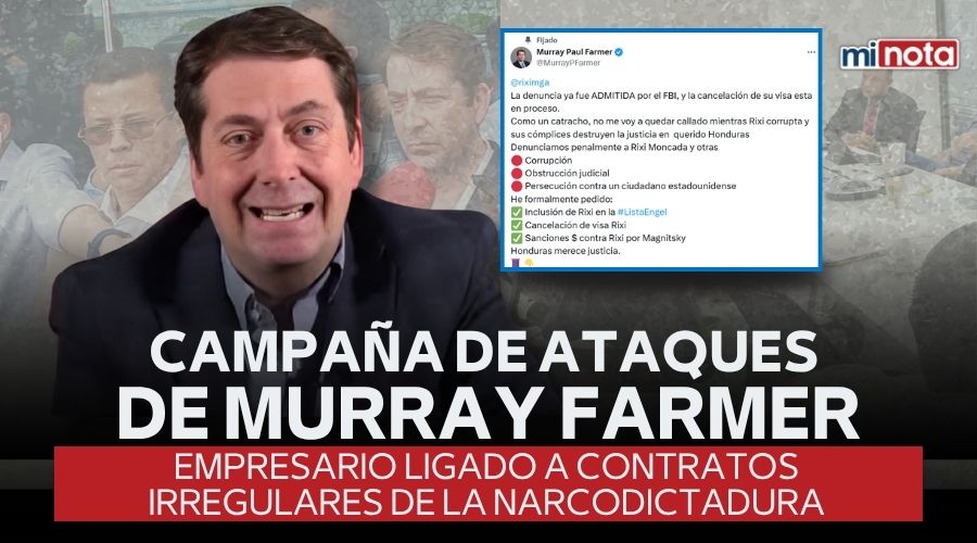 MURRAY FARMER, EMPRESARIO LIGADO A CONTRATOS IRREGULARES DE LA NARCODICTADURA