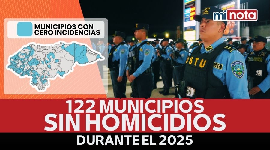 122 MUNICIPIOS SIN HOMICIDIOS DURANTE 2025