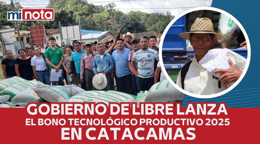 MAÑANA LANZAMIENTO  DEL BONO TECNOLÓGICO PRODUCTIVO 2025 EN CATACAMAS