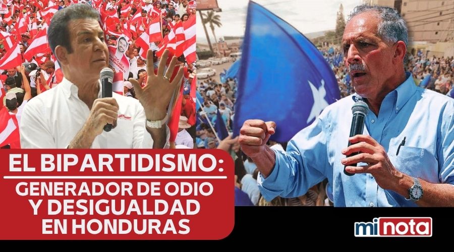 EL BIPARTIDISMO: GENERADOR DE ODIO Y DESIGUALDAD EN HONDURAS
