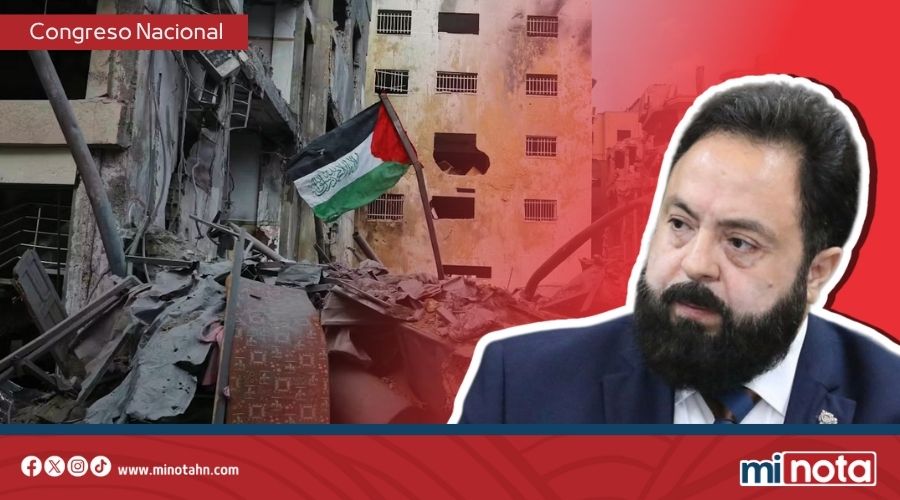 Presidente del Congreso de Honduras denuncia «genocidio» en Gaza y pide a comunidad internacional detener masacre