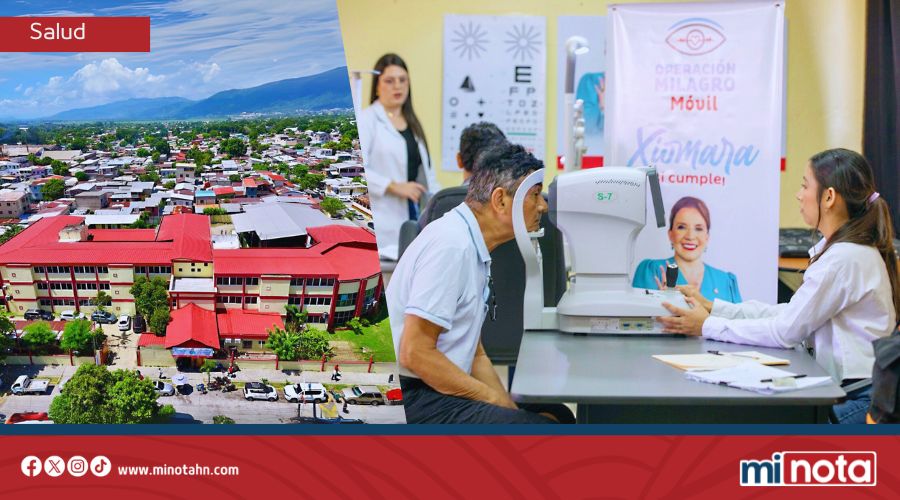 Presidenta Castro asiste al lanzamiento de “Operación Milagro Móvil” en SPS