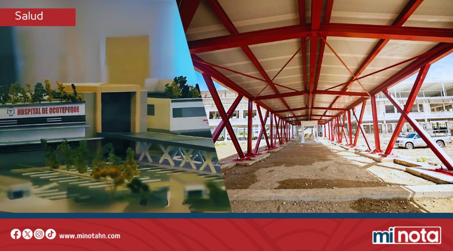 Presidenta Castro supervisa la construcción del Hospital General de Ocotepeque