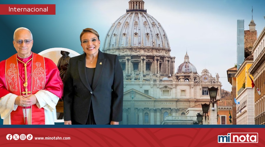 PRESIDENTA XIOMARA CASTRO SE REÚNE CON EL PAPA LEÓN XIV EN EL VATICANO