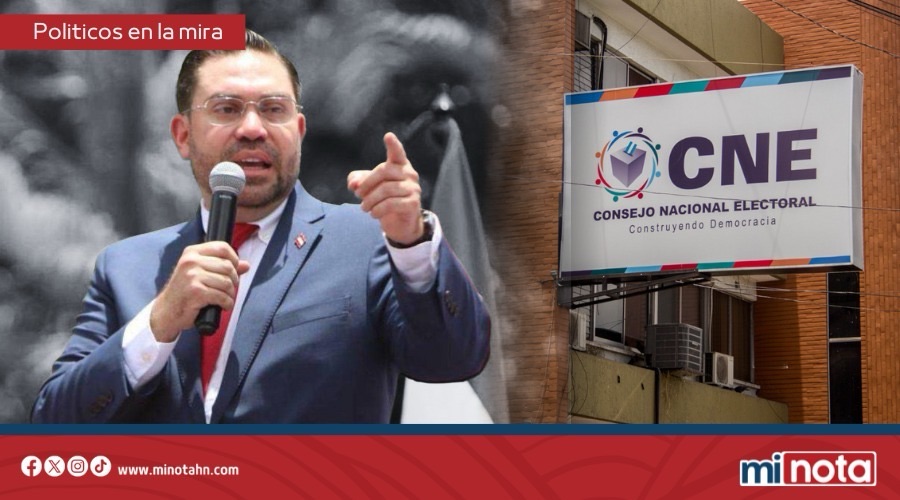 Jorge Cálix sigue presionando para que CNE acepte su inscripción sin importar su ilegalidad