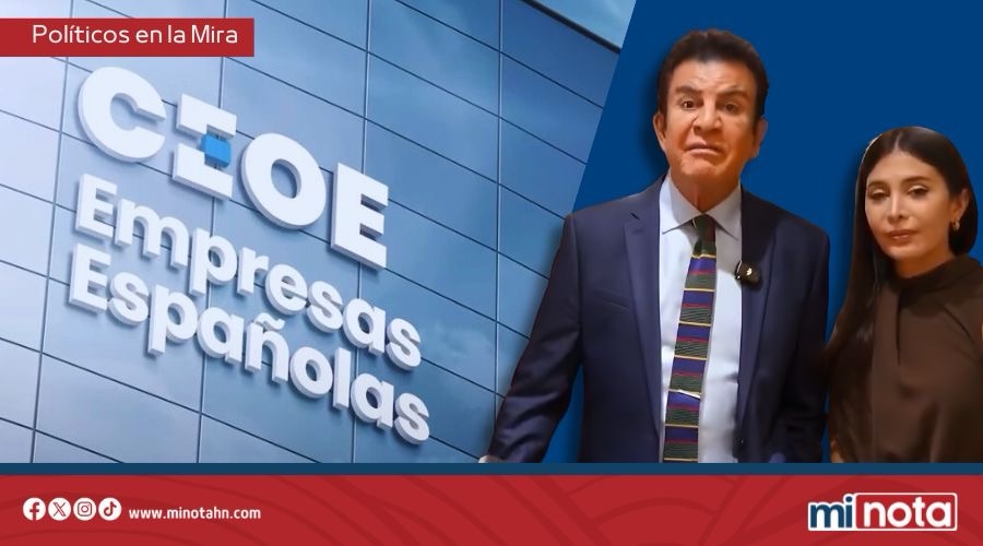 Nasralla recorre España acompañado de la CEOE, la patronal que bloquea mejoras para los trabajadores