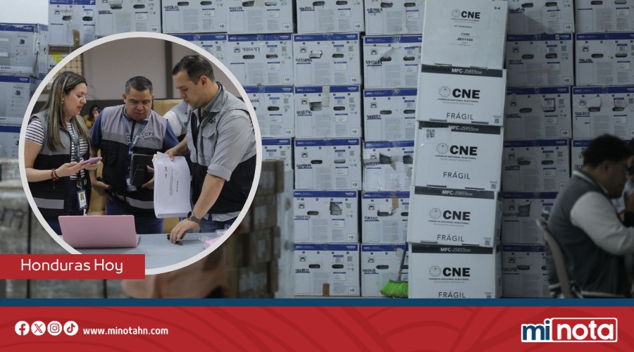 CNE INICIA LA MAQUILA DE MALETAS ELECTORALES CON ATLÁNTIDA COMO PRIMER DEPARTAMENTO