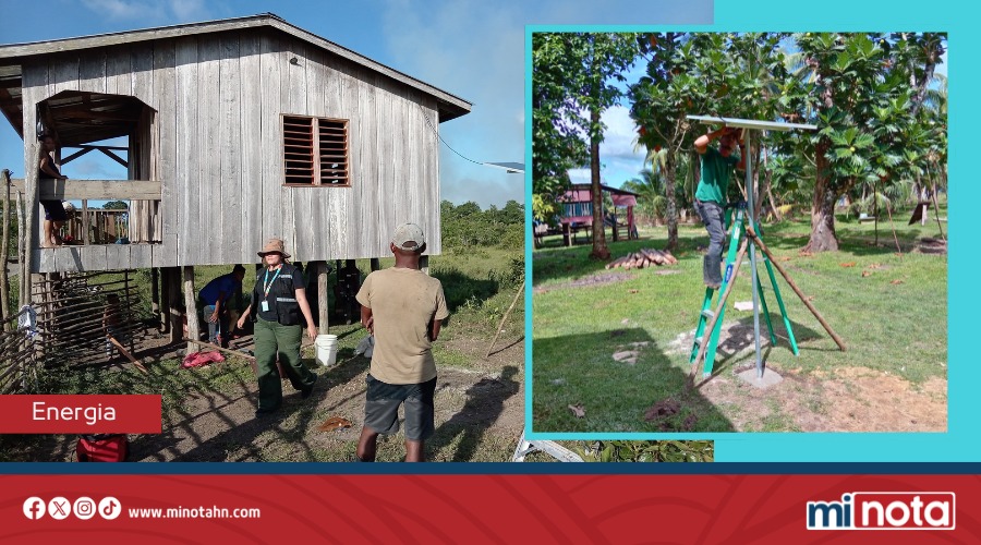 LA MOSQUITIA RECIBE LUZ SOLAR EN 170 HOGARES POR PRIMERA VEZ