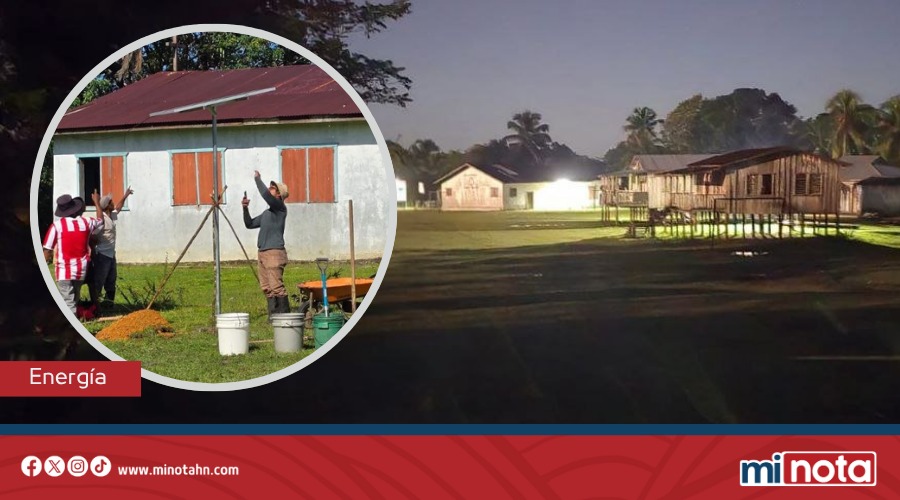 ENERGÍA ELÉCTRICA PARA LA COMUNIDAD DE SIRSIRTARA EN PUERTO LEMPIRA