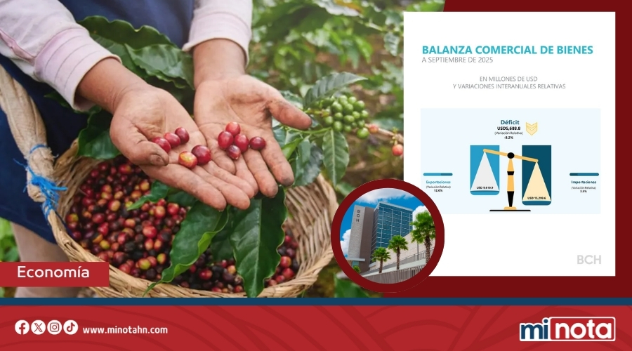 Honduras reduce déficit comercial en $509.6 millones impulsado por el repunte del café