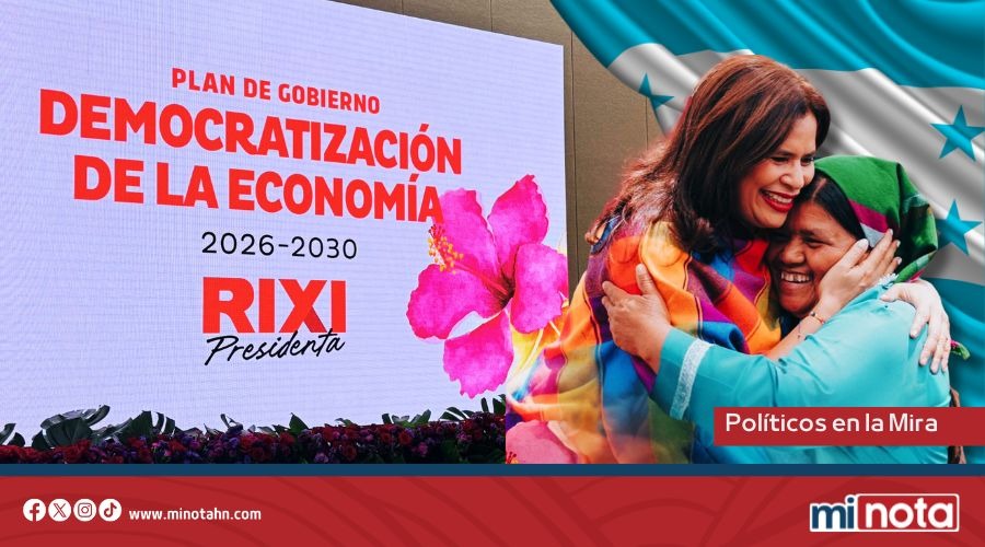 RIXI MONCADA PRESENTA SU PROGRAMA DE GOBIERNO DEMOCRATIZACIÓN DE LA ECONOMÍA 2026-2030.