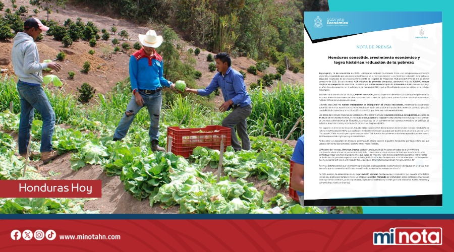 CRECIMIENTO ECONÓMICO Y REDUCCIÓN DE LA POBREZA EN HONDURAS