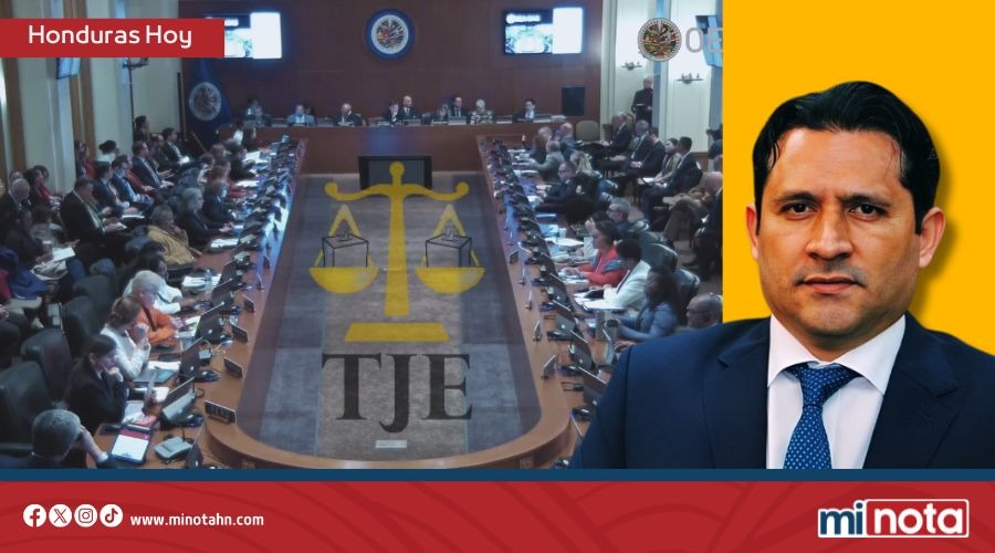 Magistrado Morazán revela en la OEA usurpación y convocatorias irregulares en el TJE de Honduras
