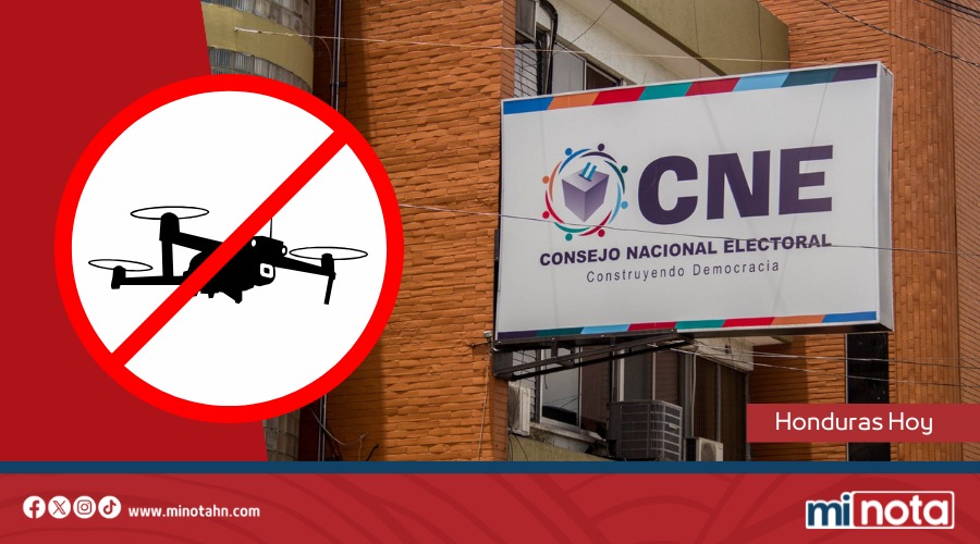 AHAC Y CNE PROHÍBEN USO DE DRONES DURANTE EL COMICIO ELECTORAL DE HONDURAS 2025