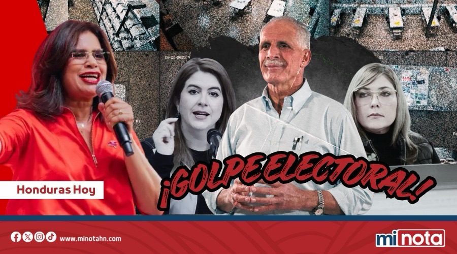 Rixi Moncada denuncia golpe electoral en Honduras