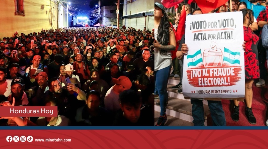 Honduras en pie de lucha frente al fraude electoral
