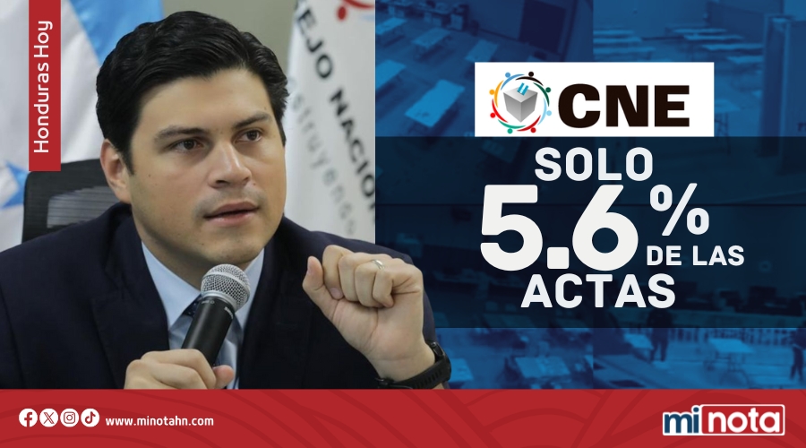 Marlon Ochoa denuncia que CNE limitó escrutinio presidencial a solo el 5.6% de las actas