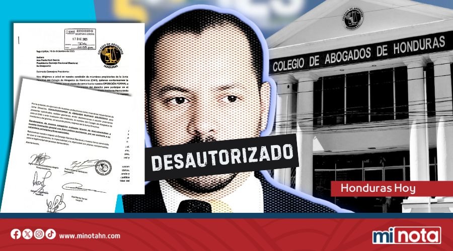 JUNTA DIRECTIVA DEL CAH DESAUTORIZA ACREDITACIÓN DE GUSTAVO SOLÓRZANO PARA ESCRUTINIO ESPECIAL