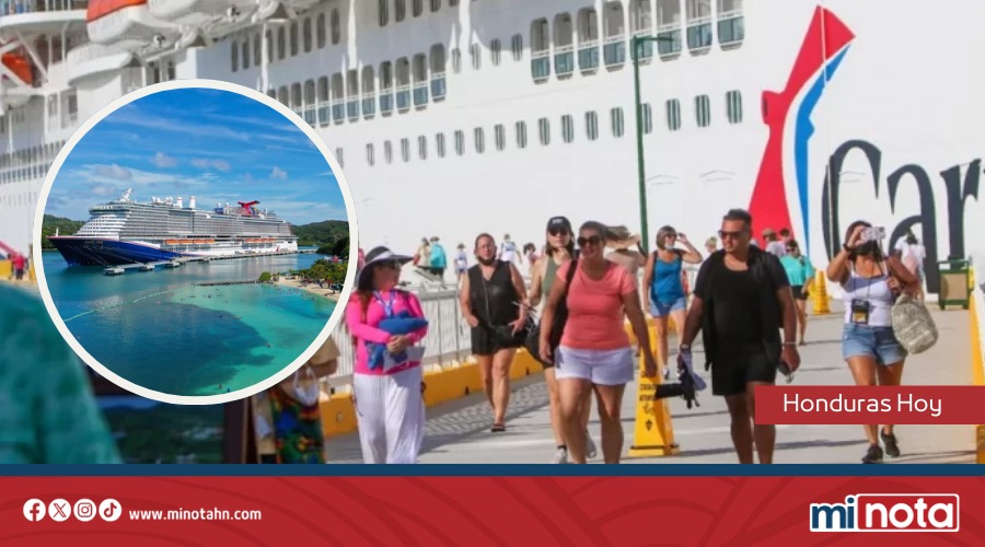 HONDURAS RECIBE 1.4 MILLONES DE TURISTAS POR LLEGADA DE CRUCEROS