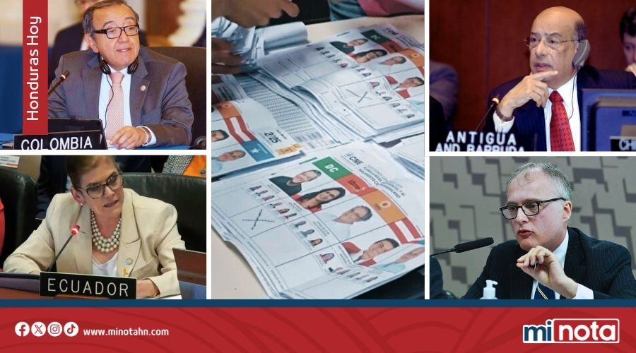 Elecciones Honduras: embajadores de la OEA exigen recuentos, certeza plena y resultados libres de «vectores externos»